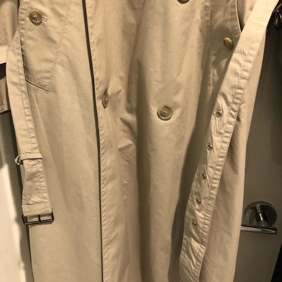 Men’s European trench coat. Taupe color. Long.XL -XxL  For Big&Tall. Like new - Picture 8 of 14